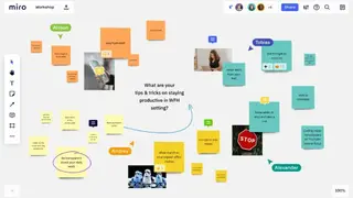 Miro Online Sticky Notes screenshot
