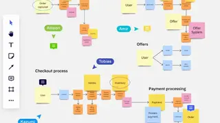 Miro Online Sticky Notes screenshot