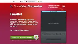Miro Video Converter screenshot