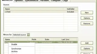 MirrorFolder screenshot