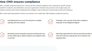 Mitratech Compliance Manager (CMO) screenshot