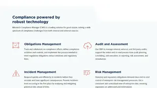 Mitratech Compliance Manager (CMO) screenshot