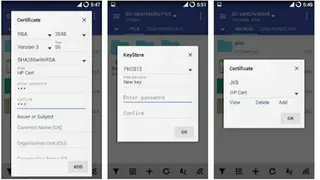 MiX Signer screenshot