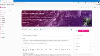 Mixcore CMS screenshot