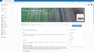 Mixcore CMS screenshot