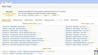 MixesDB screenshot