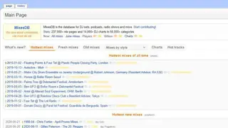 MixesDB screenshot