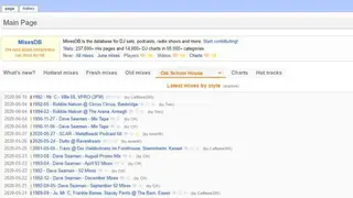 MixesDB screenshot