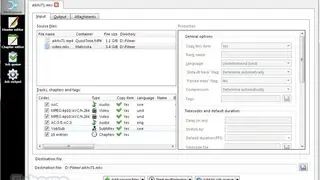 MKVToolnix screenshot