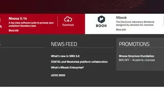 Mnova MS screenshot