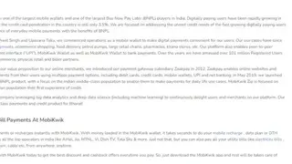 MobiKwik Payment Gateway screenshot