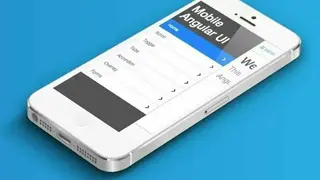 Mobile Angular UI screenshot