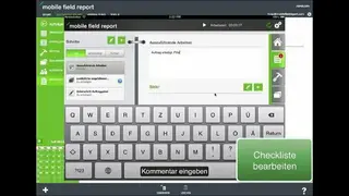 Mobile Field Report screenshot