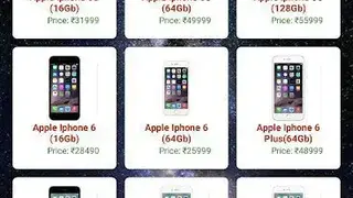 Mobile Price App screenshot