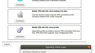 Mobile VPN with SSL screenshot