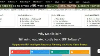MobileERP screenshot