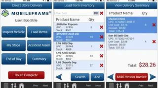 MobileFrame’s Delivery Software screenshot