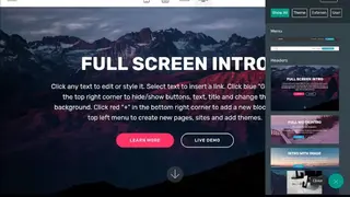 Mobirise Website Builder screenshot