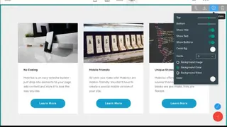 Mobirise Website Builder screenshot