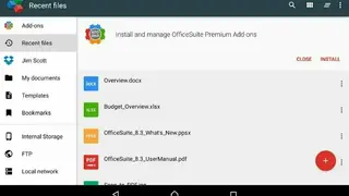 MobiSystems OfficeSuite screenshot