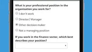 MOBROG Survey App screenshot