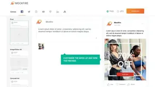 Mockfire screenshot