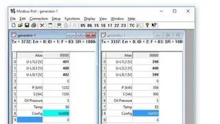 Modbus Poll screenshot