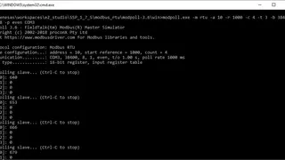 ModbusDriver Modpoll screenshot