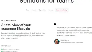 Mode Analytics screenshot