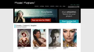 Modelmayhem screenshot