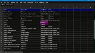 Modern CSV screenshot