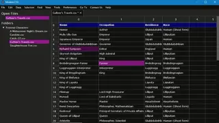 Modern CSV screenshot