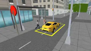 Modern Taxi Driving 3D screenshot