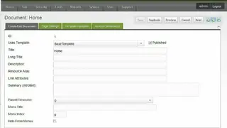 MODx screenshot
