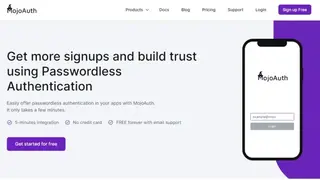 MojoAuth screenshot