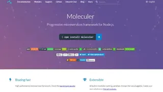 Moleculer Services screenshot