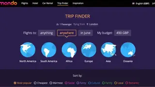 Momondo screenshot