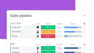 monday sales CRM screenshot
