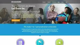 Monetate screenshot