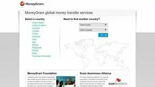 Money Gram screenshot