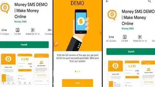 Money SMS DEMO Make Money Online screenshot