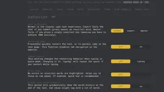 Monkeytype screenshot