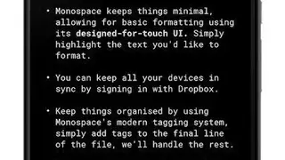 Monospace screenshot