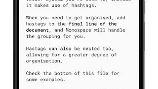 Monospace screenshot