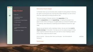 MonsterWriter screenshot