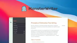 MonsterWriter screenshot