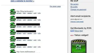 Montastic screenshot