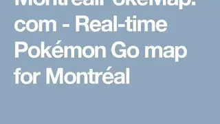 Montreal PokeMap screenshot