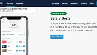 Monzo screenshot