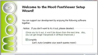 Moo0 Font Viewer screenshot